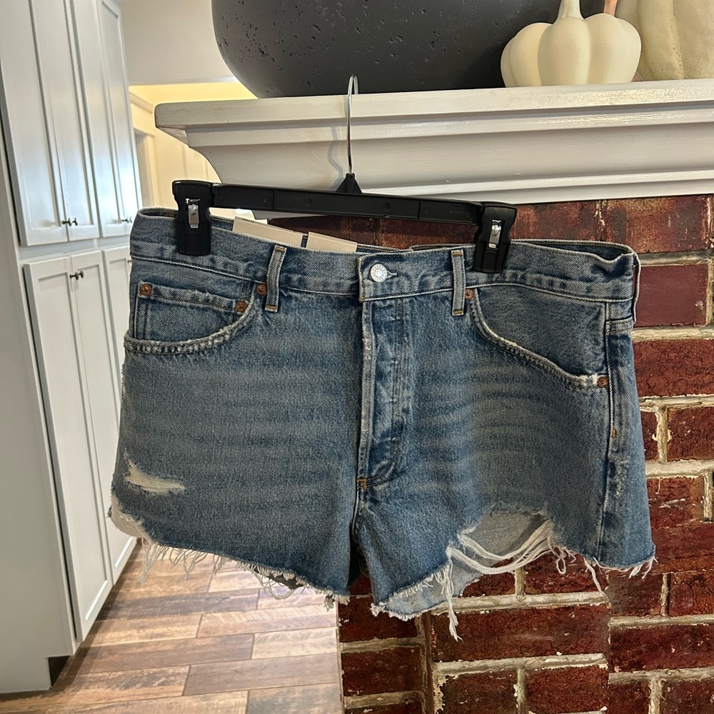 Agolde blue Jean shorts